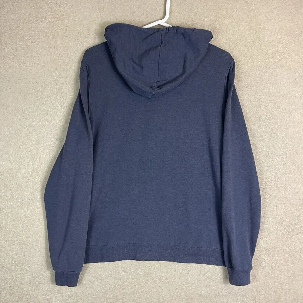 Marine Layer Hoodie Womens Extra Large Black‎ Full Zip Sweater Sweatshirt Adult